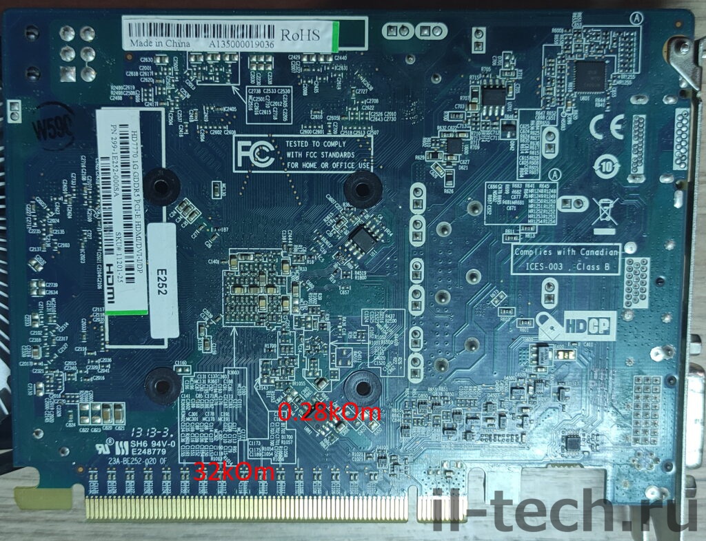 Фото платы Sapphire HD7770 1gb GDDR5