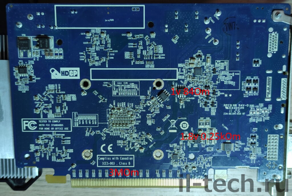 Фото платы видеокарты Sapphire HD6670 1gb GDDR5