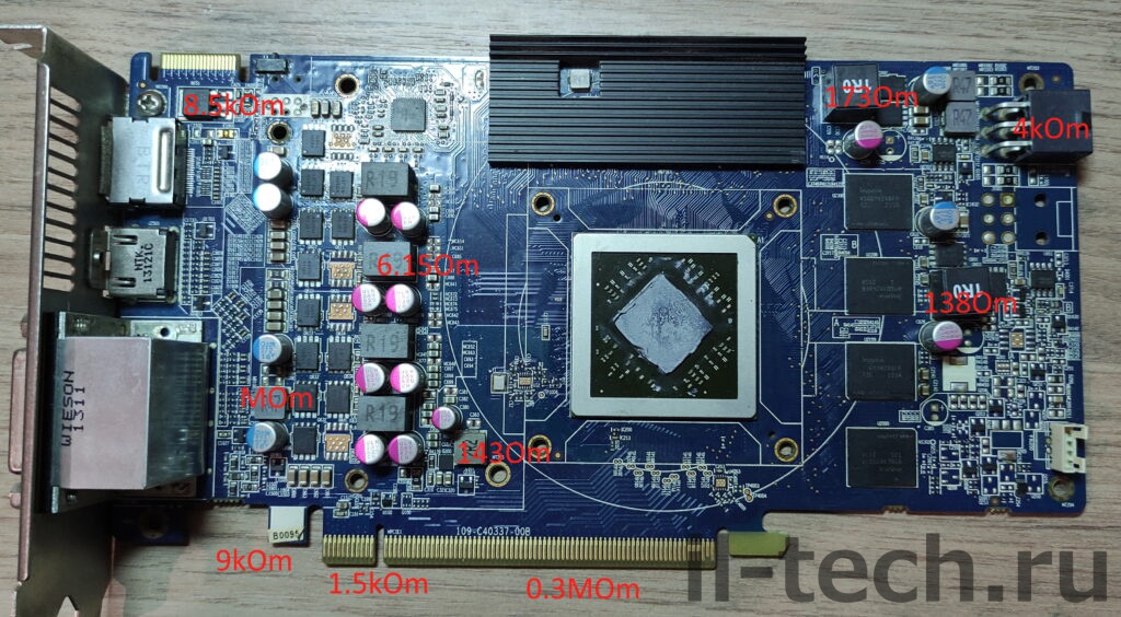 Фото платы Sapphire HD7850 1gb GDDR5